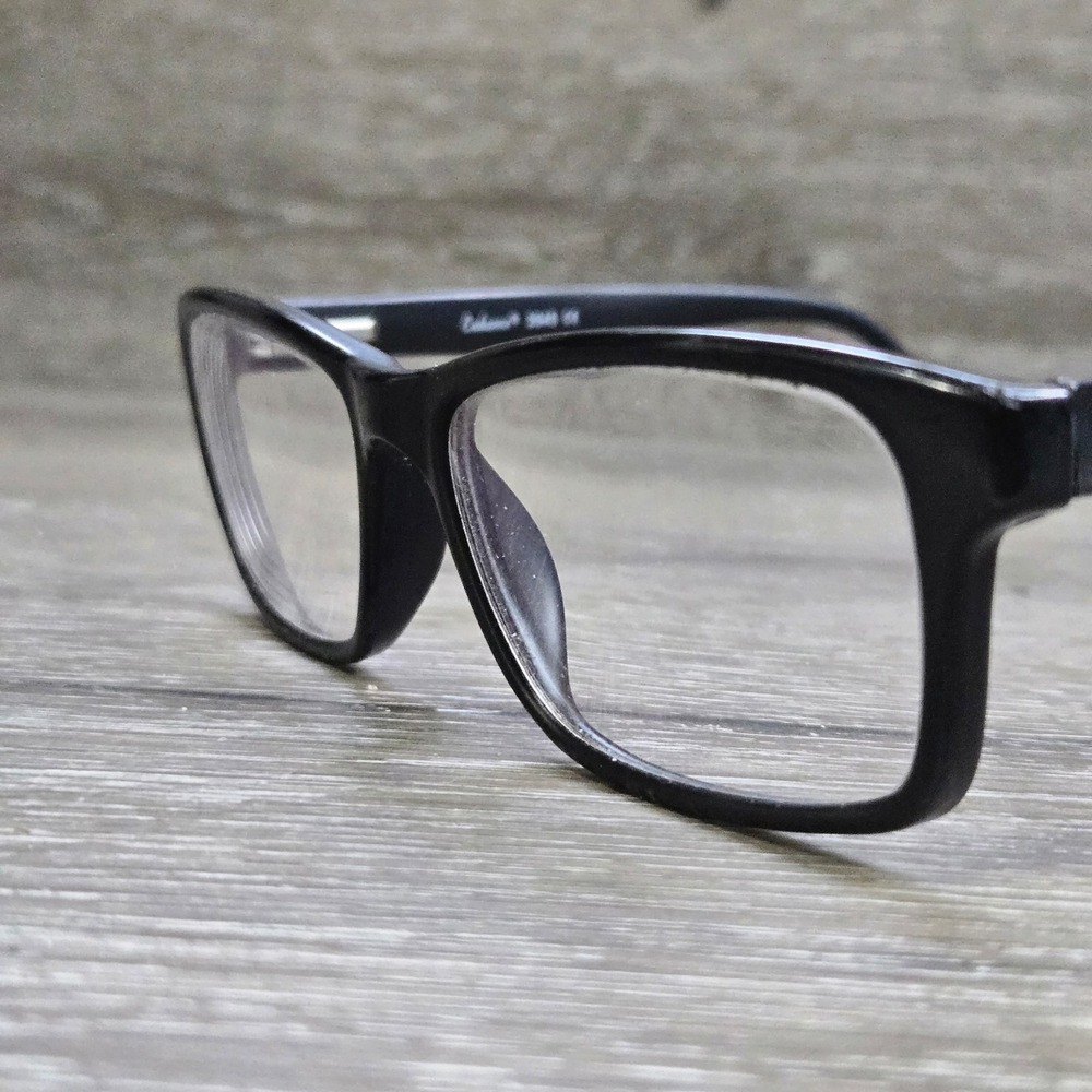 Enhance 3945 Eyeglass Frame Only Matte Black Rectangular Men's Large  55-16-140